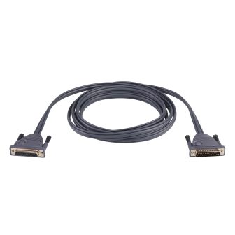 ATEN 0.6m DB25 cable de serie Negro 0,6 m