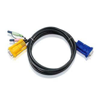 ATEN 2L5203A Video, Keyboard and Mouse (KVM) Cable Black 3 m