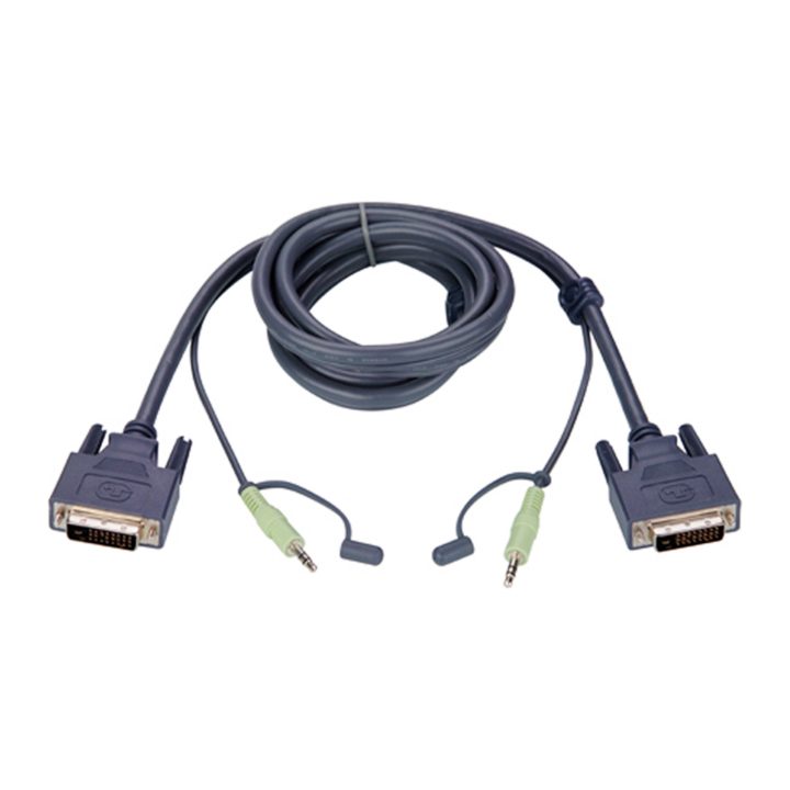 Cabo ATEN 6ft DVI-D para vídeo, teclado e rato (KVM) Preto 1,8 m