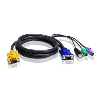 ATEN Cabo KVM PS/2-USB de 1,8 m