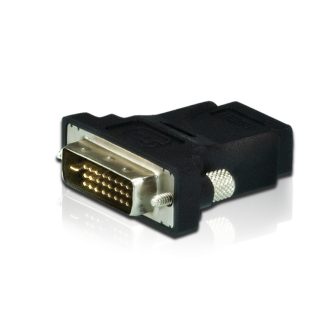 ATEN 2A-127G Gender Changer for DVI HDMI Cable Black