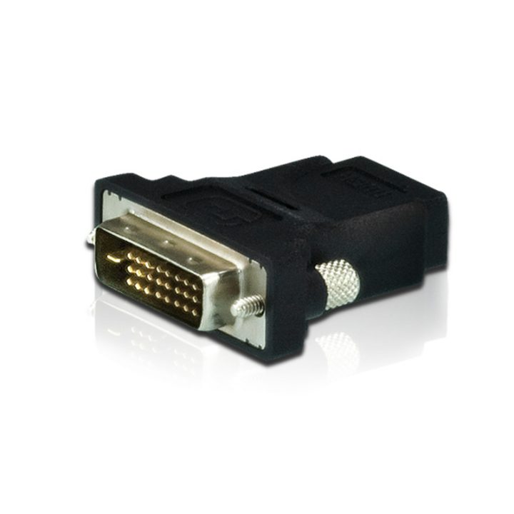 ATEN 2A-127G Gender Changer for DVI HDMI Cable Black