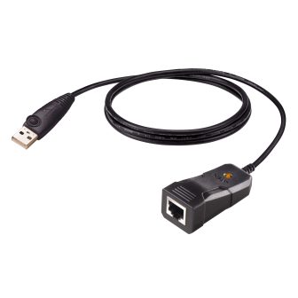 ATEN UC232BF cabo de série Preto 1,2 m USB tipo A RJ-45