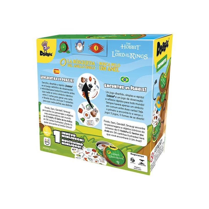 Asmodee Jogo de tabuleiro Dobble The Lord of the Rings (DOBLOR07ESBR)