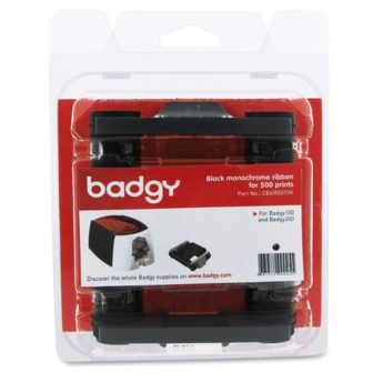 Consumível monocromático preto para 500 impressões Badgy CBGR0500K
