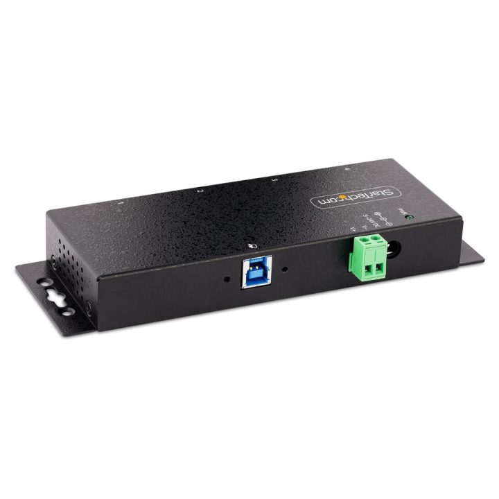StarTech.com 4-Port USB 3.0 Hub - 5Gbps - Industrial Metal USB-A…