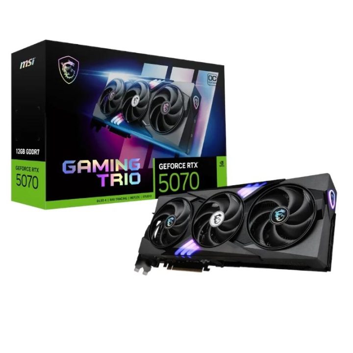 MSI GAMING GeForce RTX 5070 12G TRIO OC NVIDIA 12 GB GDDR7