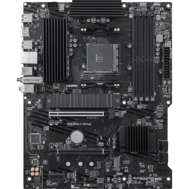 MSI placa base pro B550-s WIFI6E DDR4 AM4 (911-7C56-097)