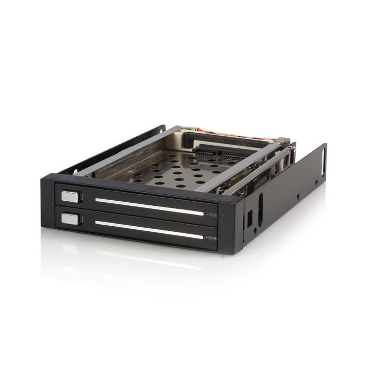 StarTech.com Backplane de Rack Móvel para 2 Discos Rígidos HDD SATA…