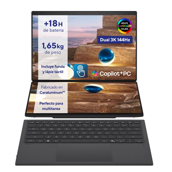 ASUS Zenbook Duo OLED Copilot+ PC Intel Core Ultra 9 386H 32 GB 1 TB…
