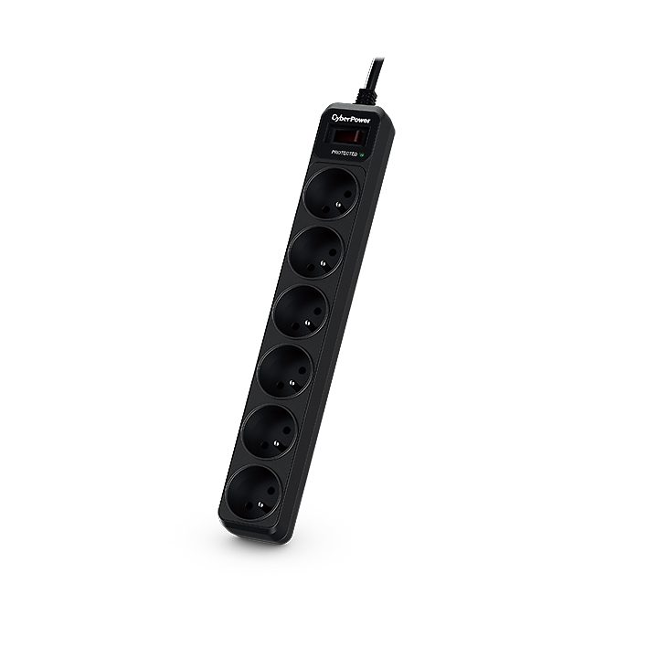 CyberPower Tracer III B0620SC0-FR limitador de sobretensão Preto 6…