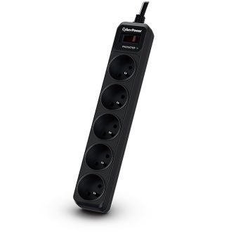 CyberPower Tracer III B0520SC0-FR Surge Protector Black 5 AC Outlets…