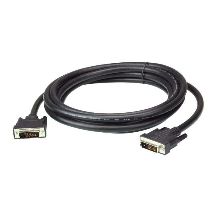 ATEN 2L-7D03DD DVI cable 3 m DVI-D Black