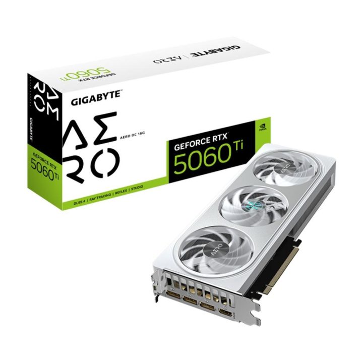 GIGABYTE GeForce RTX 5060 Ti AERO OC 16G Placa Gráfica
