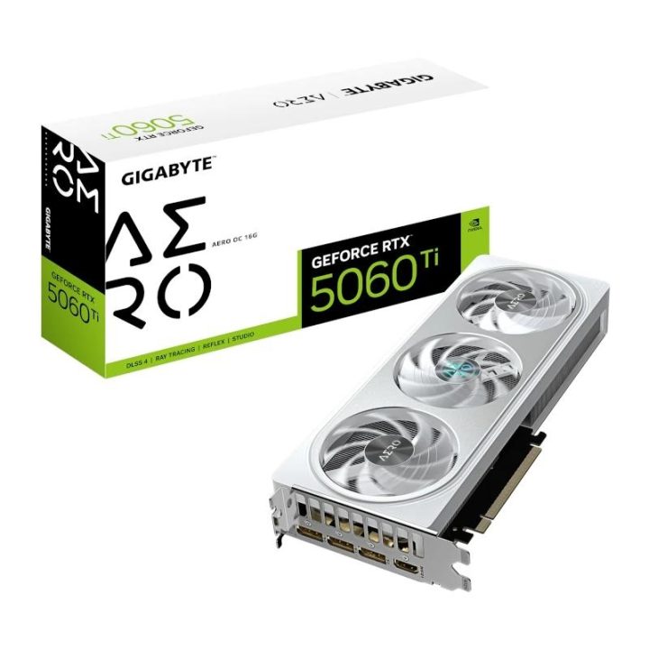 GIGABYTE GeForce RTX 5060 Ti AERO OC 16G Graphics Card