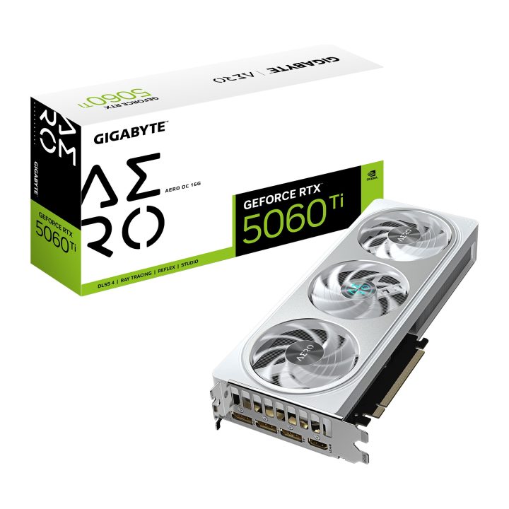 GIGABYTE GeForce RTX 5060 Ti AERO OC 16G Graphics Card