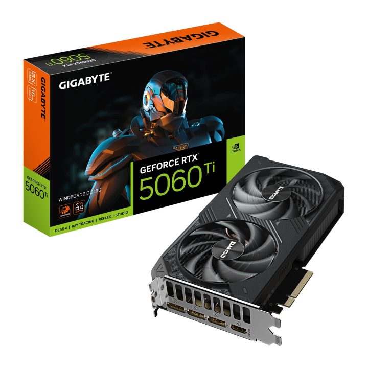 GIGABYTE GeForce RTX 5060 Ti WINDFORCE OC 16G Graphics Card