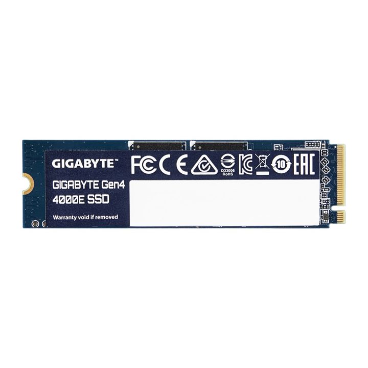 GIGABYTE Gen4 4000E 500 GB M.2 PCI Express 4.0 NVMe 3D NAND