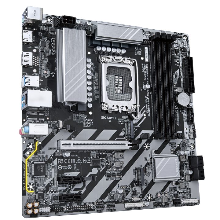 GIGABYTE B860M D3HP Motherboard - Intel Core Ultra CPUs, 4+1+2+1…