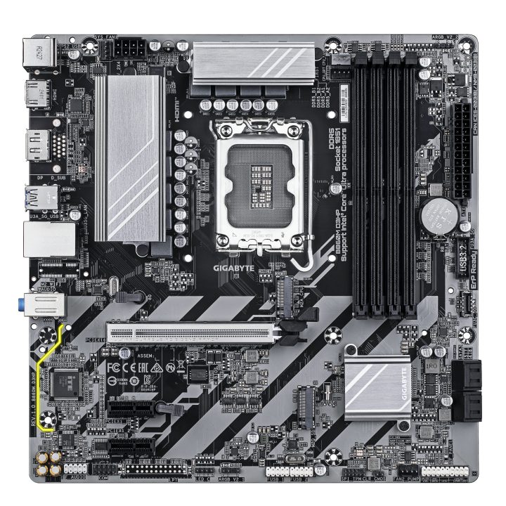 GIGABYTE B860M D3HP Motherboard - Intel Core Ultra CPUs, 4+1+2+1…