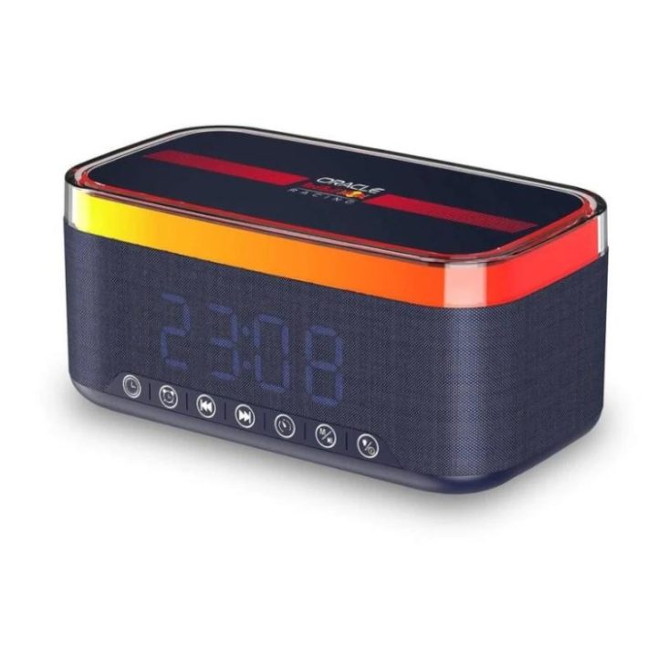 REDBULL RACING Red Bull Radio Alarm Clock Speaker Charger 12W…