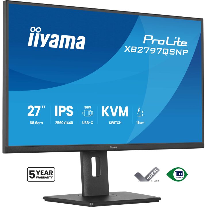 iiyama ProLite XB2797QSNP-B1 27" QHD 75 Hz IPS