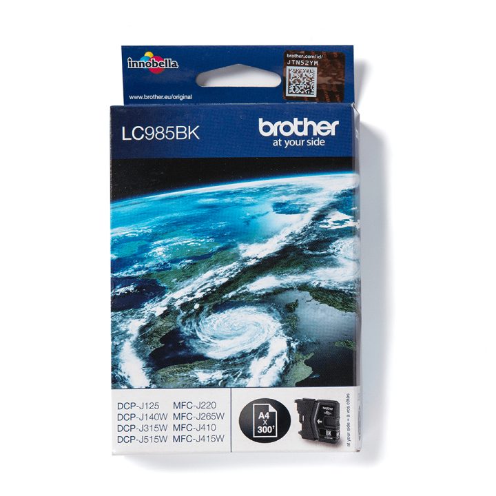 Brother LC985BK cartucho de tinta 1 pieza(s) Original Negro