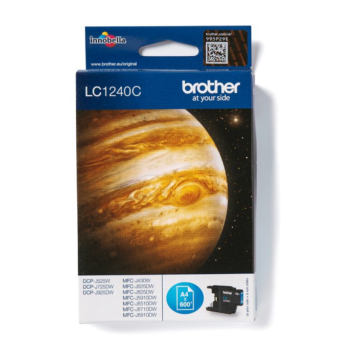Brother LC1240C Ink Cartridge 1 piece(s) Original Cyan