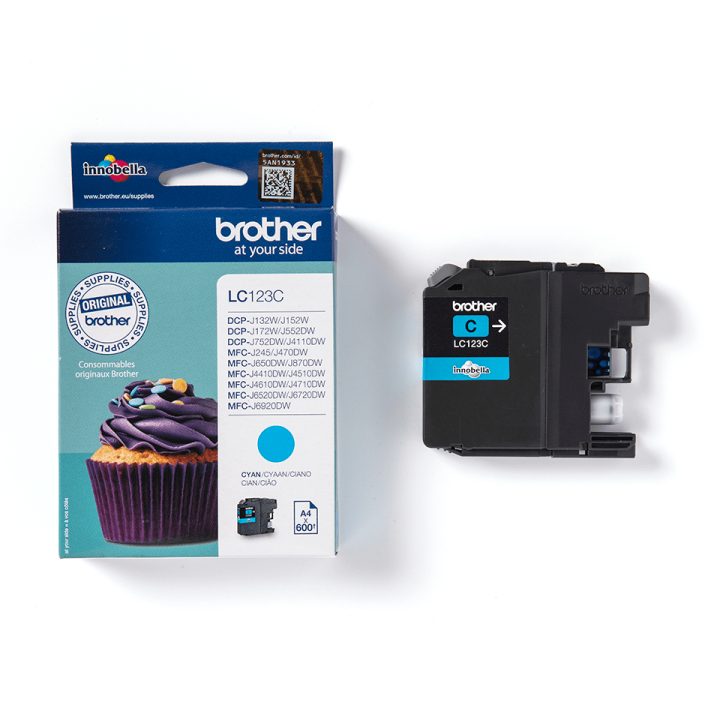 Brother LC123C cartucho de tinta 1 pieza(s) Original Cian