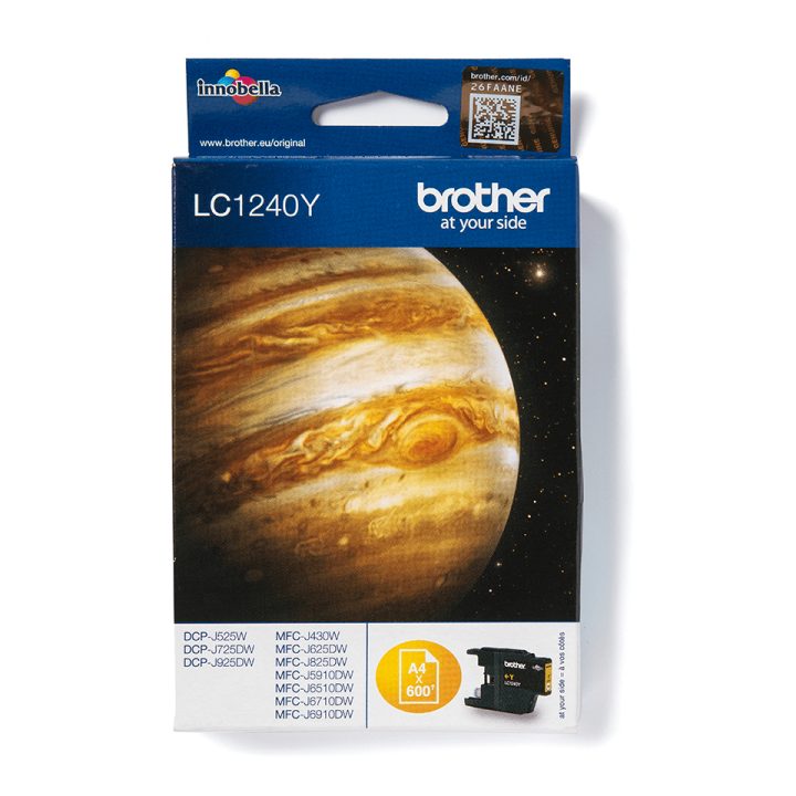 Brother LC-1240Y ink cartridge 1 piece(s) Original Yellow