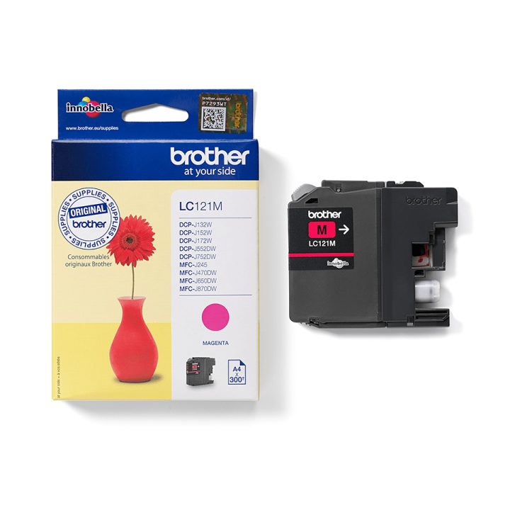 Brother LC121M cartucho de tinta 1 peça(s) Original Magenta
