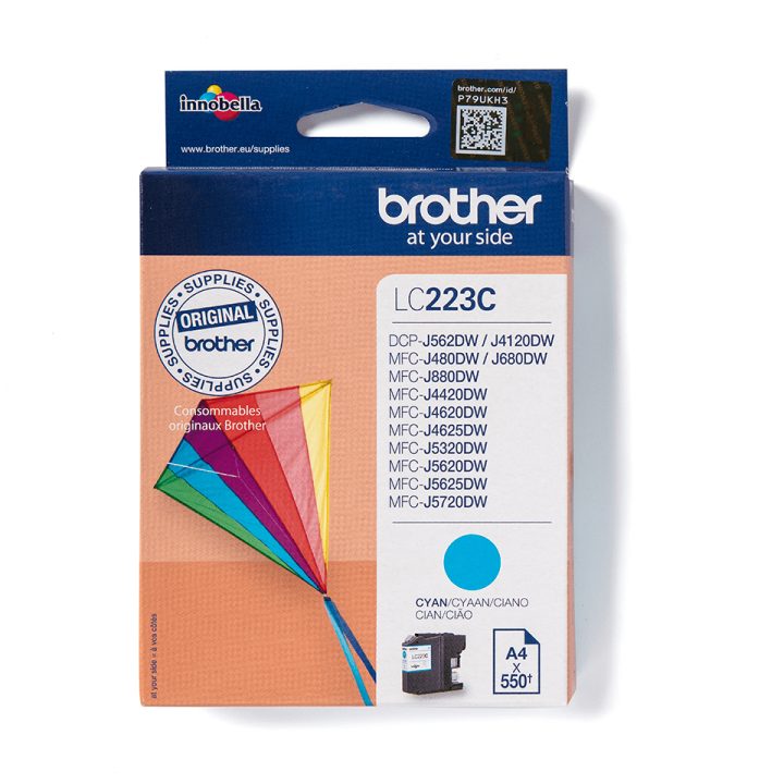Brother LC223C cartucho de tinta 1 unidade(s) Original Ciano