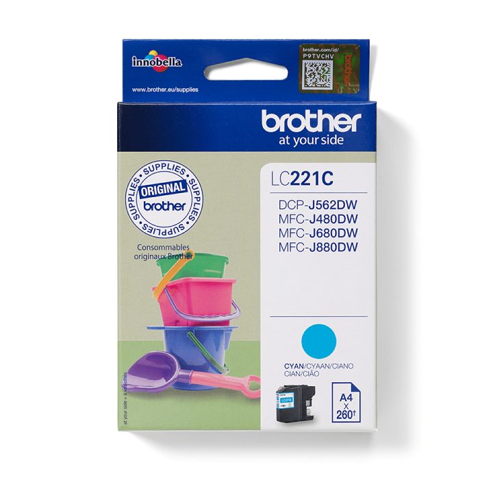 Brother LC221C ink cartridge 1 piece(s) Original Cyan
