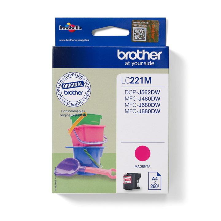 Brother LC221M Ink Cartridge 1 piece(s) Original Magenta