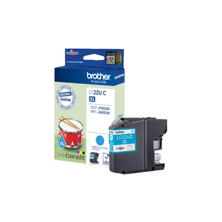 Brother LC22UC ink cartridge 1 piece(s) Original High yield (XL) Cyan