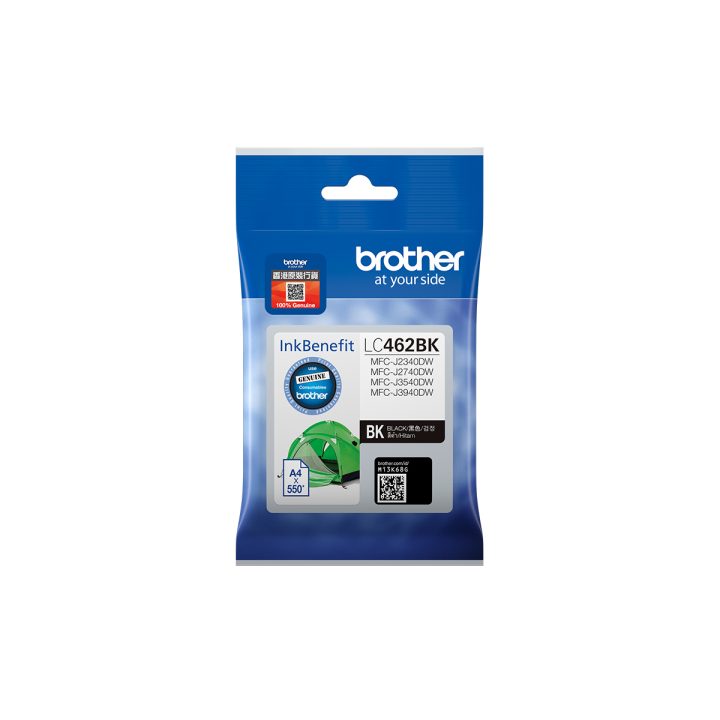 Brother LC462BK Ink Cartridge 1 piece(s) Original Standard Yield Black