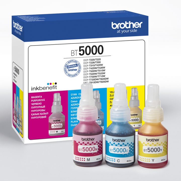 Brother BT5000CLVAL Ink Cartridge 3 Piece(s) Original Cyan, Magenta…
