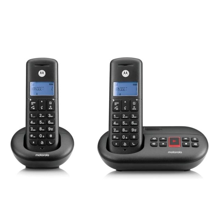 MOTOROLA E212 DECT Phone Answering Machine Duo (107E212)