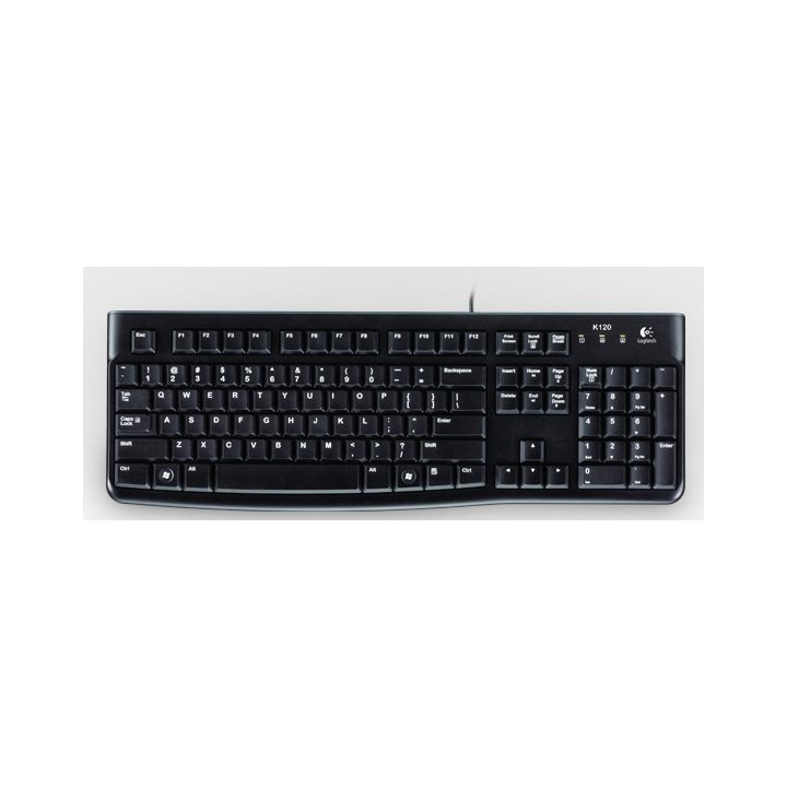 Logitech K120 for Business teclado Escritório USB QWERTZ Suíço Preto