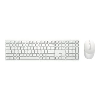 DELL Pro Keyboard and Mouse - KM5221W - Spanish (QWERTY) - White