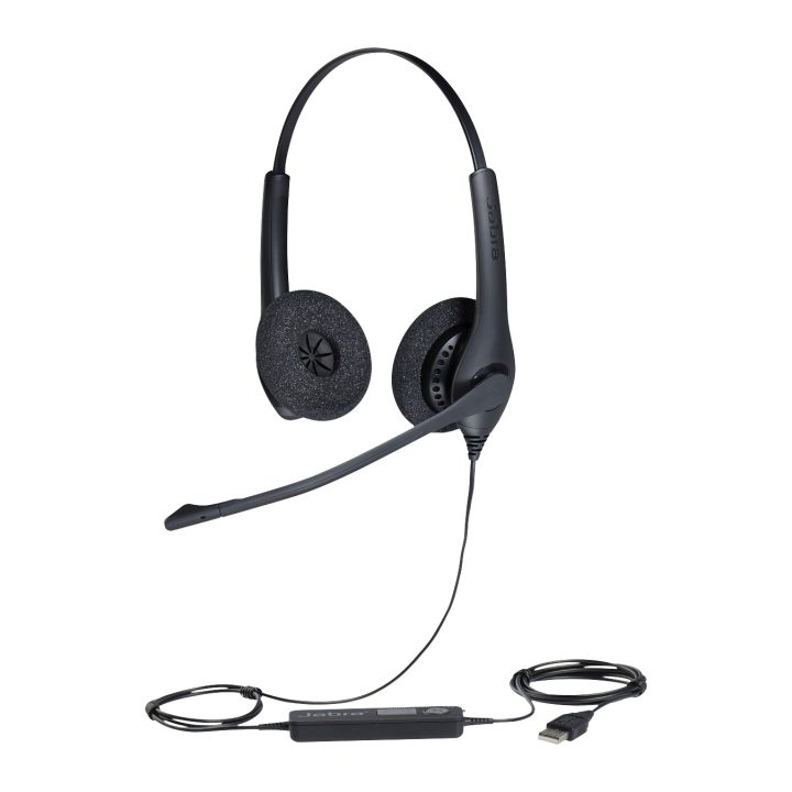 Auscultadores de arco Jabra Biz 1500 Duo com cabo