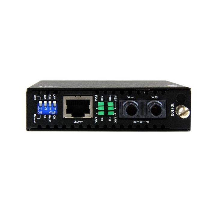 StarTech.com 10/100 Mbps Ethernet to Multi-Mode Fiber Media Converter…