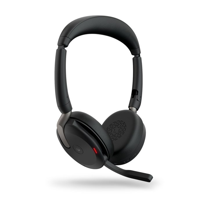 Auscultadores de diadema sem fios Jabra Evolve2 65 Flex…