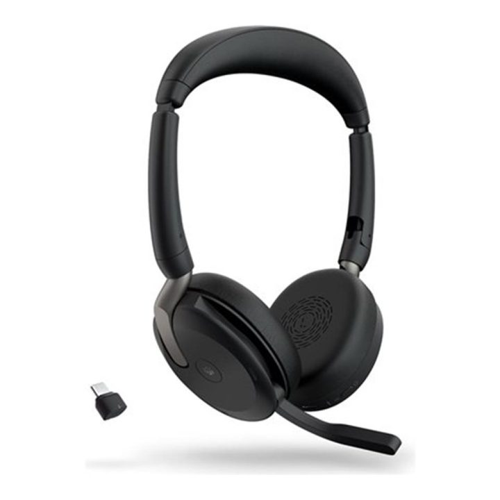 Auscultadores de arco semicirculares sem fios Jabra Evolve2 65 Flex…