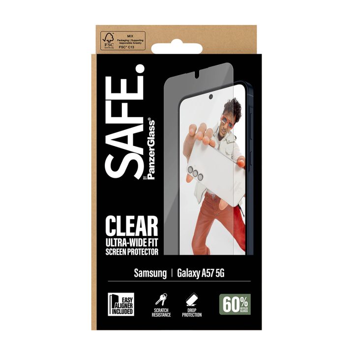 PanzerGlass SAFE. by ® Protetor de Ecrã Samsung Galaxy A57 5G |…