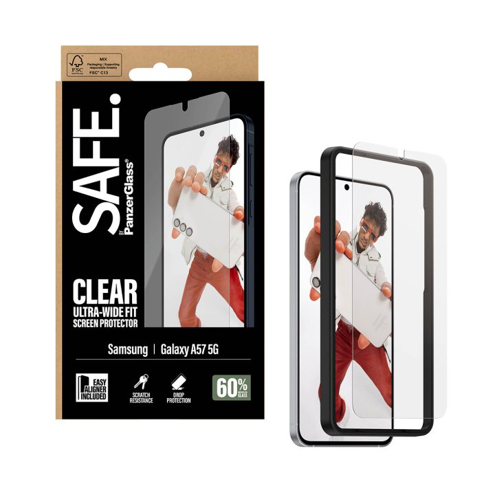 PanzerGlass SAFE. by ® Protetor de Ecrã Samsung Galaxy A57 5G |…