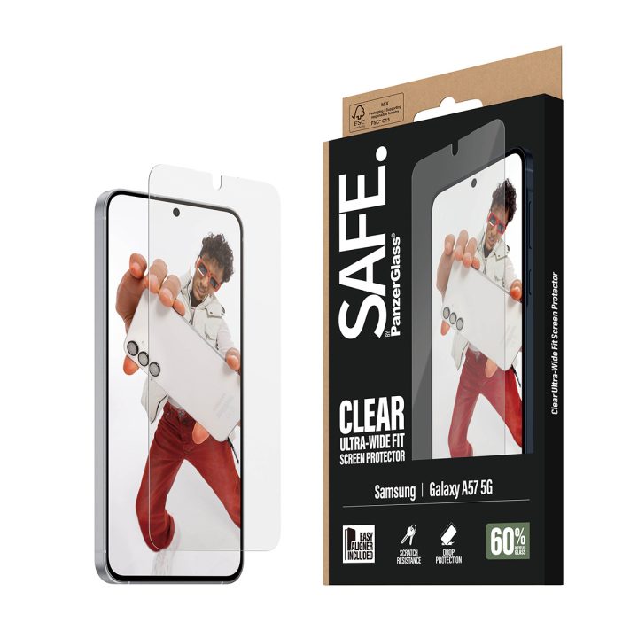 PanzerGlass SAFE. by ® Screen Protector Samsung Galaxy A57 5G |…