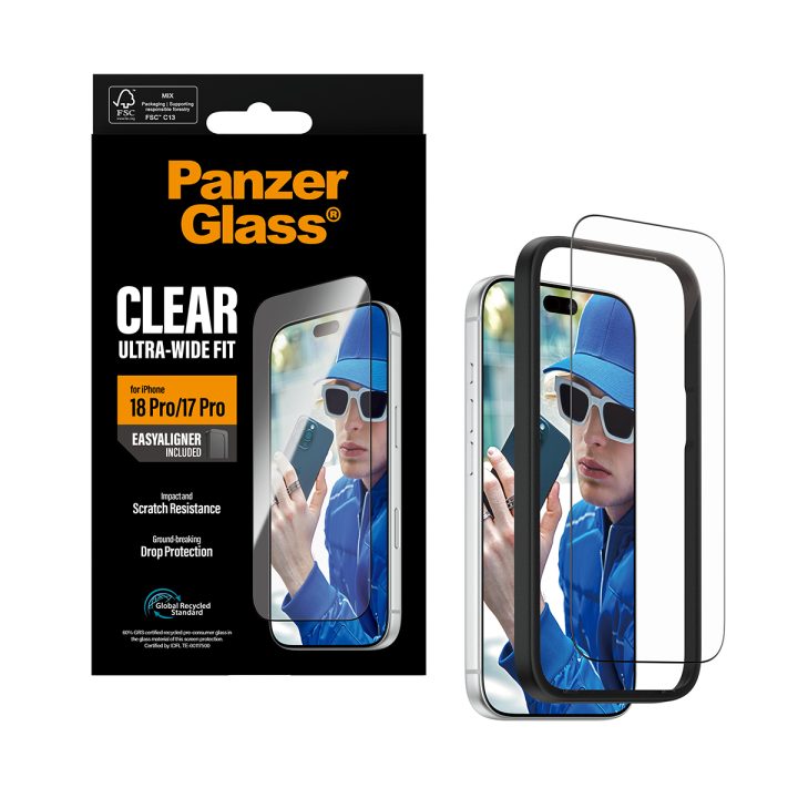 PanzerGlass ® Screen Protector iPhone 18 Pro | 17 Pro | Ultra-Wide…
