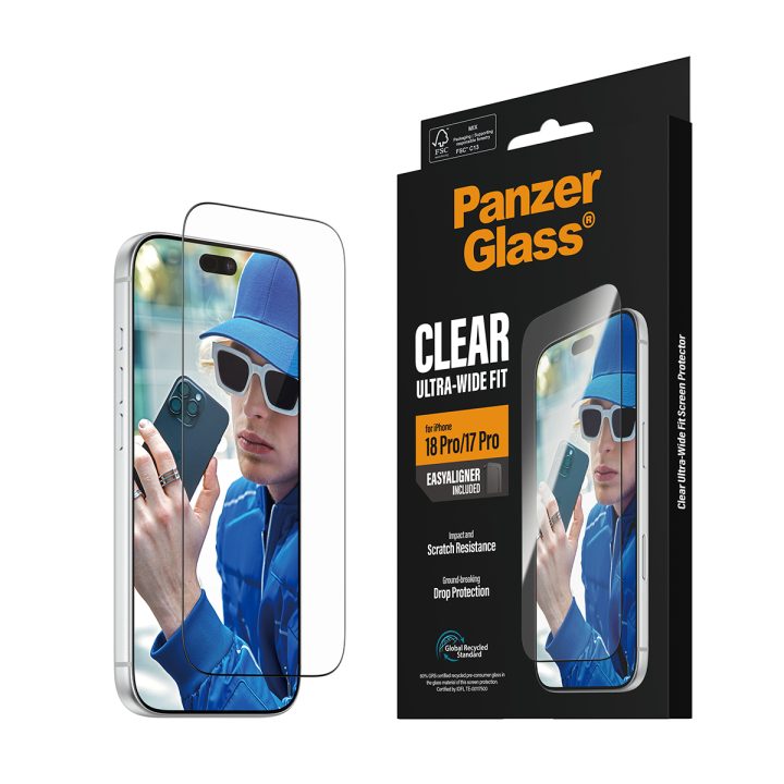 PanzerGlass ® Screen Protector iPhone 18 Pro | 17 Pro | Ultra-Wide…