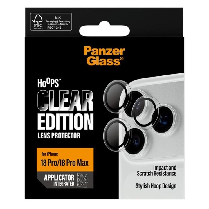 PanzerGlass® Hoops® Camera Lens Protector Clear iPhone 18 Pro | 18…